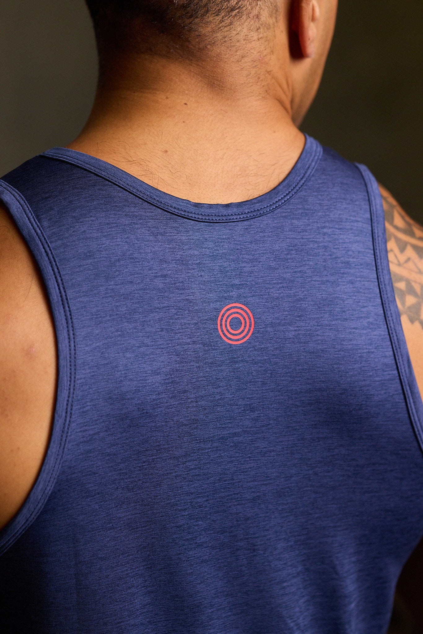 Focused Tank Navy