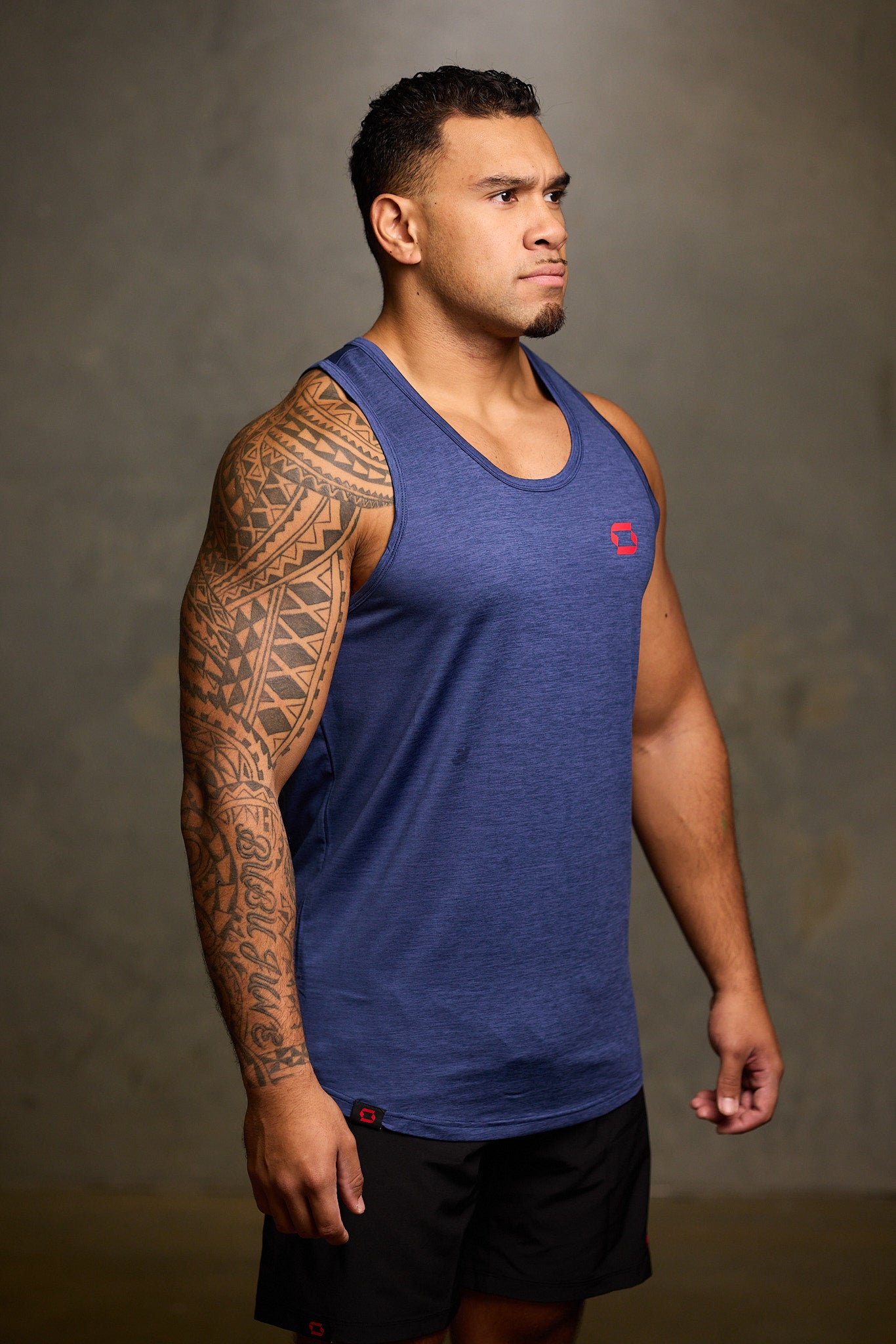 Focused Tank Navy