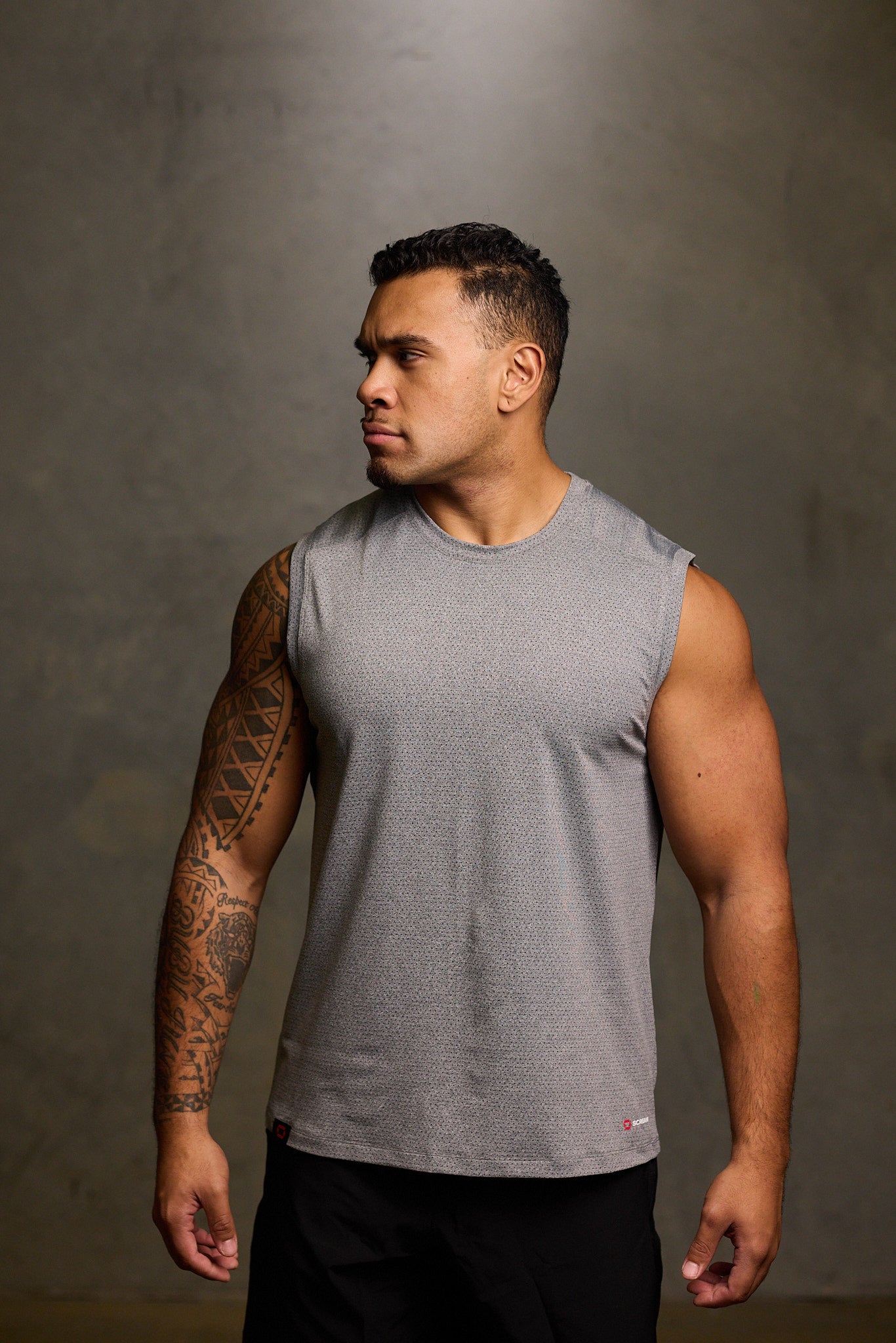 Confidence Tank Grey